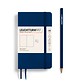 Notebook Pocket (A6), Softcover, 123 numbered pages, Navy, plain