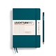 Notebook Medium (A5), Hardcover, 251 numbered pages, Pacific Green, dotted