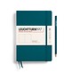 Notebook Medium (A5), Hardcover, 251 numbered pages, Pacific Green, plain