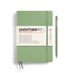 Notebook Medium (A5), Hardcover, 251 numbered pages, Sage, ruled