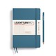 Notebook Medium (A5), Hardcover, 251 numbered pages, Stone Blue, dotted