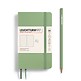 Notebook Pocket (A6), Softcover, 123 numbered pages, Sage, dotted