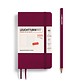 Weekly Planner & Notebook Pocket (A6) 2025, Softcover, Port  Red, French