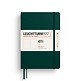 Notebook Medium (A5), Hardcover, 411 numbered pages, Forest Green, Plain