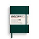 Notebook Medium (A5), Hardcover, 411 numbered pages, Forest Green, Ruled