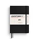 Notebook Medium (A5), Hardcover, 411 numbered pages, Black, Dotted